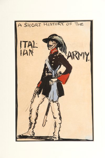 En kortfattad historia om den italienska armén, 1917 av Claud Lovat Fraser