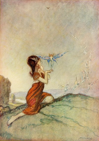 En trollformel för en älva, 1914. av Claude Allin Shepperson