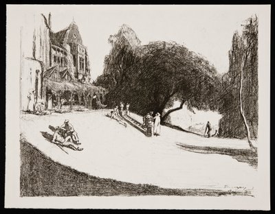 "Konvalescens i England", 1917 av Claude Allin Shepperson