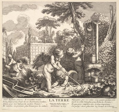 Jorden, 1700-talet. av Claude Augustin Duflos