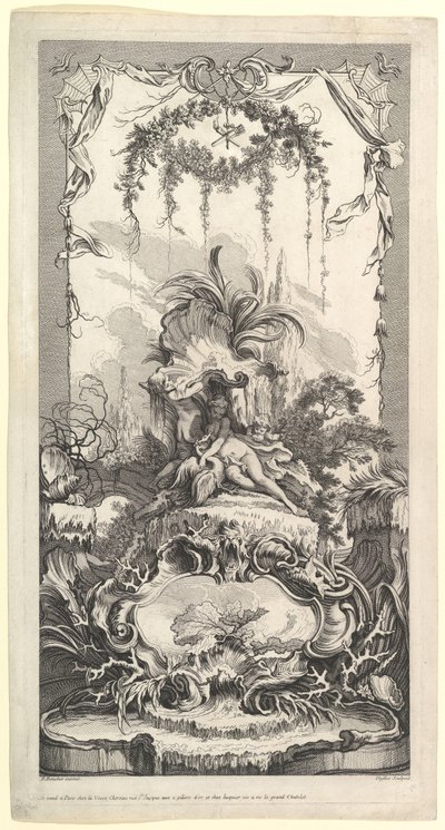 Leda och Svanen.n.d. av Claude Augustin Duflos