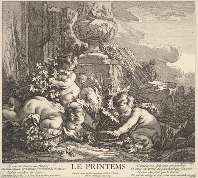 Våren, 1735-86. av Claude Augustin Duflos