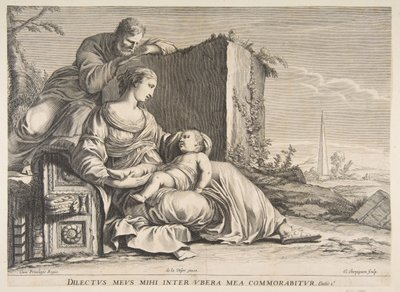 Helig familj.n.d. av Claude Cherpignon