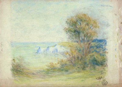 Klipporna vid Etretat av Claude Emile Schuffenecker