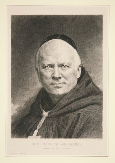 Till Prosper Gueranger av Claude Ferdinand Gaillard