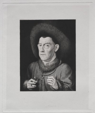 Man med en rosa av Claude Ferdinand Gaillard