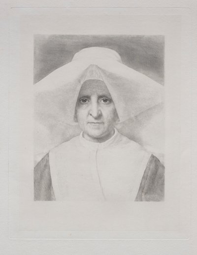 Syster Rosalie, framifrån. av Claude Ferdinand Gaillard