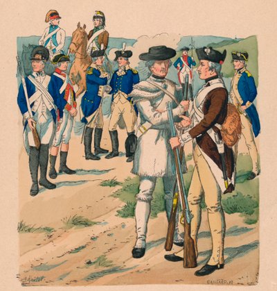 Nordamerikas USA, 1775-1783 av Claude Ferdinand Gaillard
