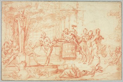 Bacchanal av Claude Gillot