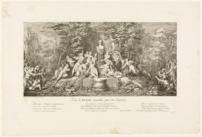Dianes fest av Claude Gillot