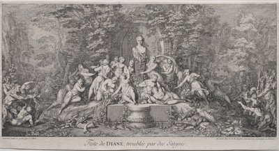 De fyra festivalerna: Dianas festival av Claude Gillot