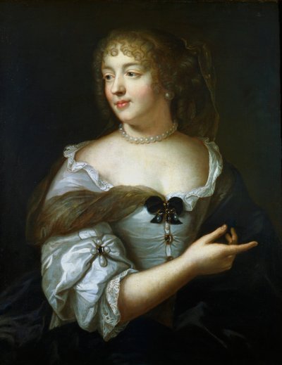 Madame de Sevigne, fransk hovman och brevskrivare, 1600-talet av Claude Lefebvre