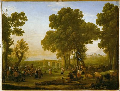 Dorffest von Claude Lorrain (1600-82)