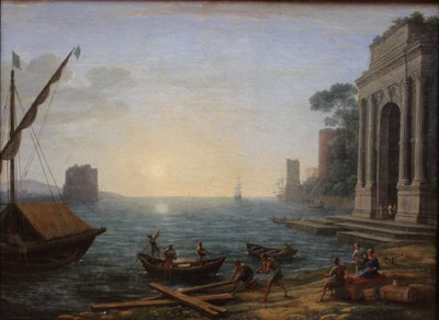 En hamn vid soluppgång av Claude Lorrain