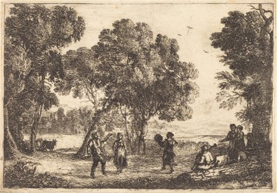 Dansa under träden av Claude Lorrain