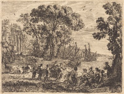 Europa och tjuren av Claude Lorrain
