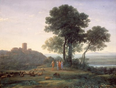 Jacob with Laban and his Daughters av Claude Lorrain