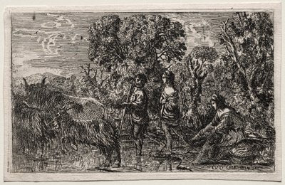 Korsningen av vadstället av Claude Lorrain
