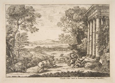 Merkurius och Argus, 1662. av Claude Lorrain