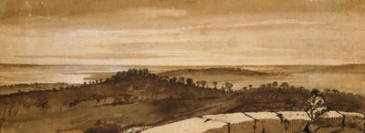 Panorama från Sasso av Claude Lorrain