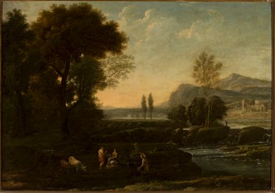 Landskap med herdar av Claude Lorrain