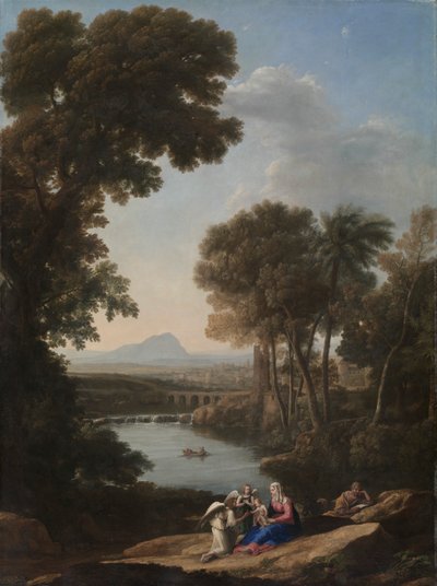 Vila på flykten till Egypten av Claude Lorrain