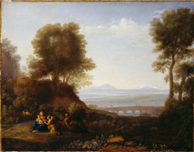Rest on the Flight into Egypt av Claude Lorrain