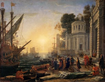 Kleopatras landstigning vid Tarsus av Claude Lorrain