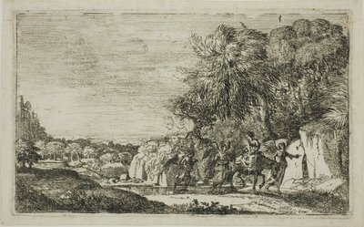 Flygningen till Egypten av Claude Lorrain
