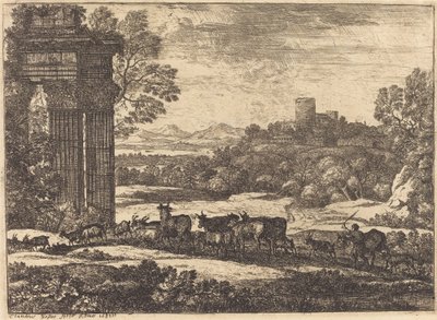 Flocken återvänder i stormigt väder av Claude Lorrain
