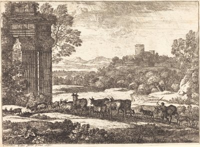 Flocken återvänder i stormigt väder av Claude Lorrain