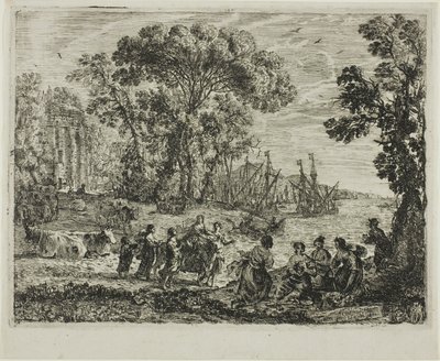 Europas våldtäkt av Claude Lorrain