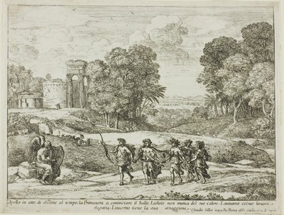 Tid, Apollo och årstiderna av Claude Lorrain