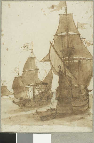 Två fregatter av Claude Lorrain