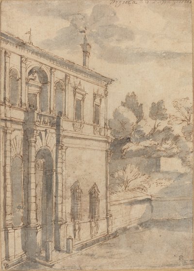 Påven Julius villa av Claude Lorrain