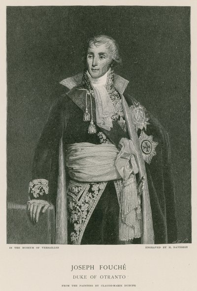 Joseph Fouche, hertig av Otranto av Claude Marie Dubufe