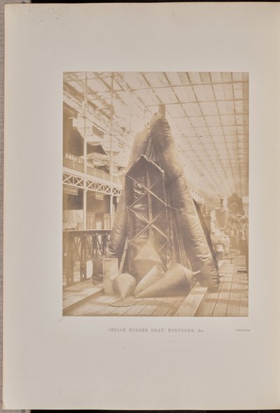Indien - Gummibåt, pontoner m.m. av Claude Marie Ferrier