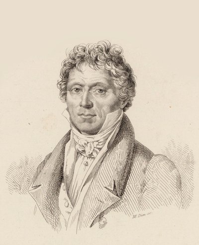 Porträtt av tonsättaren Anton Reicha 1770-1836, 1837. av Claude Marie François Dien
