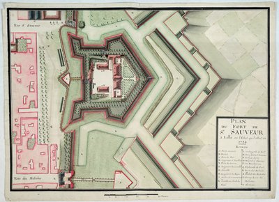 Fort Saint-Sauveur, Lille, 1728, från 
