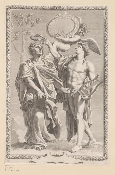 Apollo kröner Publius Vergilius Maro Titelsida för: Publius Virgilius Maro, Publius Virgilius Maronis Opera, 1641 av Claude Mellan