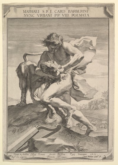 David stryp lejonet, 1631. av Claude Mellan