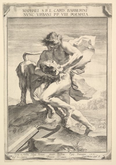 David stryp lejonet, 1631. av Claude Mellan