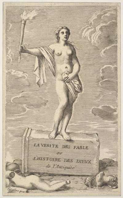 Feminin figur. av Claude Mellan