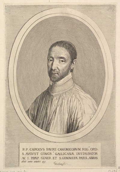 Fader Charles Faure. av Claude Mellan