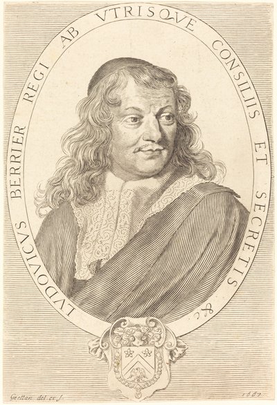 Louis Berryer av Claude Mellan