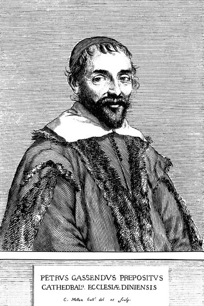 Pierre Gassendi, fransk filosof, vetenskapsman, astronom och matematiker, 1600-talet. av Claude Mellan