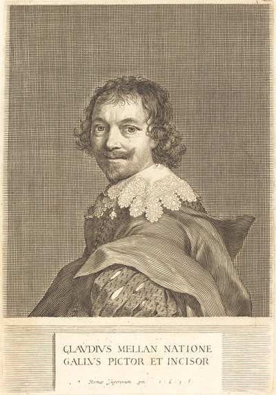 Självporträtt av Claude Mellan