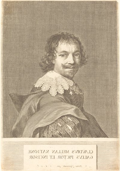 Självporträtt av Claude Mellan