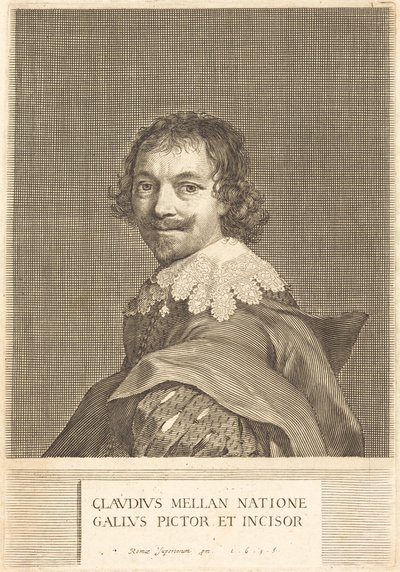 Självporträtt av Claude Mellan