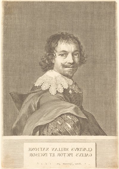 Självporträtt av Claude Mellan